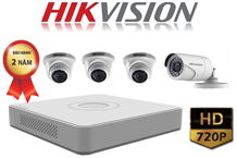 Trọn bộ Camera HKvision 4 mắt Full HD