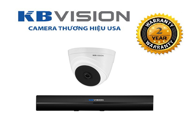 Trọn bộ Camera KBvision 2.0MP 1 mắt Full HD