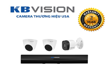 Trọn bộ Camera KBvision 2.0MP 3 mắt Full HD