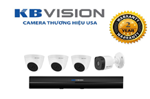 Trọn bộ Camera KBvision 2.0MP 4 mắt Full HD