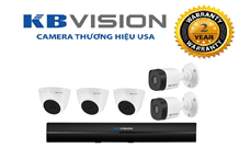 Trọn bộ Camera KBvision 2.0MP 5 mắt Full HD